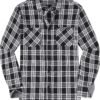 Mens Button Down Shirts Flannel Shirt Long Sleeve
