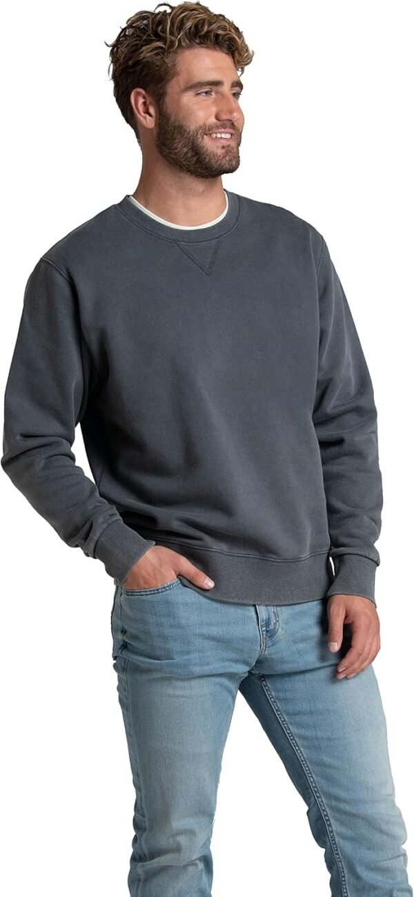 Men's Eversoft Fleece Crewneck Sweatshirts. Moisture Wicking & Breathable. Sizes S-4x