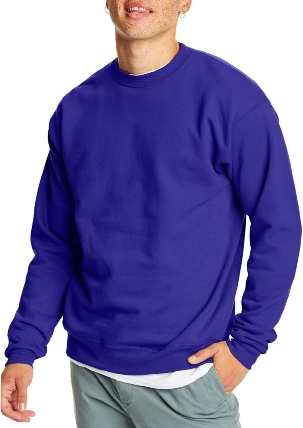 Men's Ecosmart Fleece Sweatshirt. Pullover Crewneck Sweatshirt. Big & Tall. 1 or 2 Pack