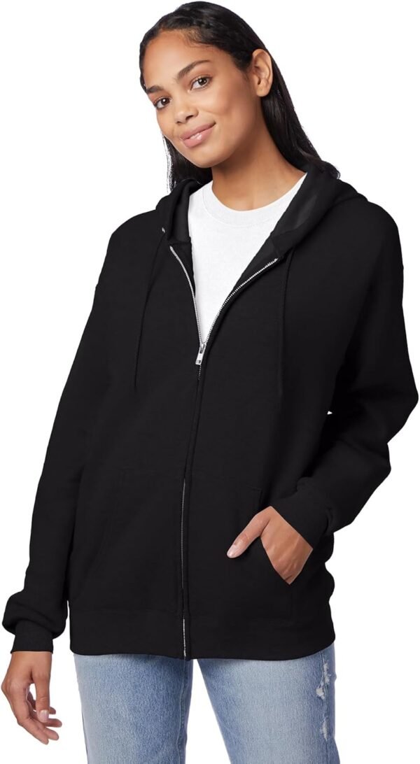 Mens Zip-up Hoodie. Ecosmart Fleece Full-zip Hoodie for Men. Hooded Sweatshirt
