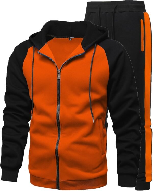 Men's 2 Pieces Tracksuits Running Sports Suits Drawstring Waistband Sweatsuit