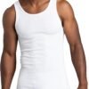 Men's Sleeveless Tag Free Moisture Wicking Tank A-Shirt