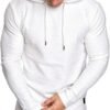 15a0d383e25b46bd8af7b879886b8add Mens Fashion Athletic Hoodies Sport Sweatshirt Solid Color Fleece Pullover