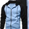 Men's 2 Pieces Tracksuits Running Sports Suits Drawstring Waistband Sweatsuit