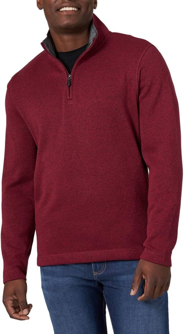 Men's Long Sleeve Fleece Quarter-Zip