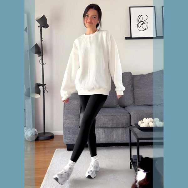 High Waisted Leggings with Pockets Women. Full Length Capri Buttery Soft Stretchy Yoga Pants