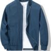 Men's Bomber Jacket Fashion Stylish Lightweight Windbreaker Spring Fall Casual Jackets for Men
