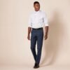 Men's Slim-Fit Flat-Front Dress Pant