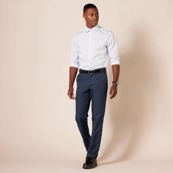 Men's Slim-Fit Flat-Front Dress Pant