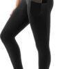 High Waisted Leggings with Pockets Women. Full Length Capri Buttery Soft Stretchy Yoga Pants