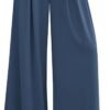 4dfc54c5f2644a29ad74efb39f3b6d39 Womens Fall Wide Leg Trousers 2025 High Elastic Waist Loose Pleated Long Flowy Palazzo Work Pants with Pockets