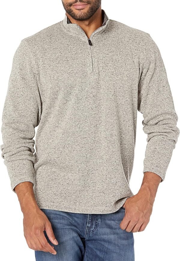 Men's Long Sleeve Fleece Quarter-Zip