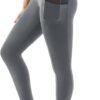 High Waisted Leggings with Pockets Women. Full Length Capri Buttery Soft Stretchy Yoga Pants