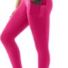High Waisted Leggings with Pockets Women. Full Length Capri Buttery Soft Stretchy Yoga Pants