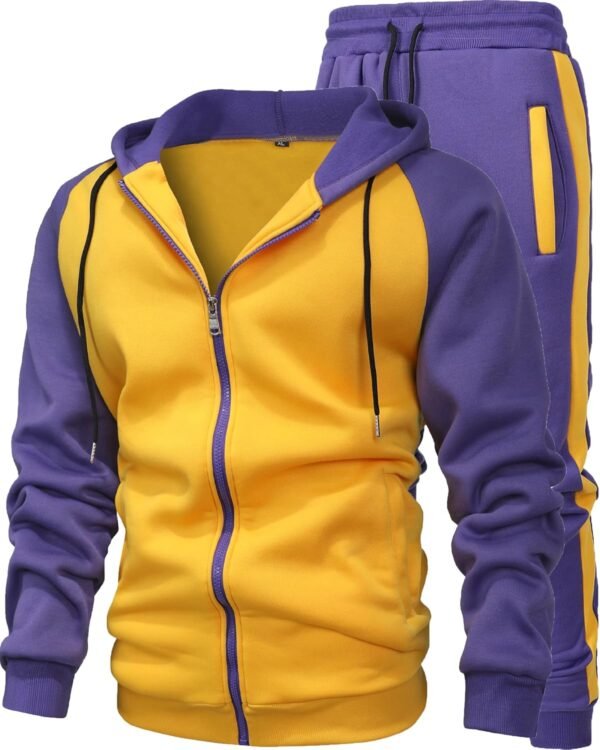 Men's 2 Pieces Tracksuits Running Sports Suits Drawstring Waistband Sweatsuit