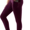 High Waisted Leggings with Pockets Women. Full Length Capri Buttery Soft Stretchy Yoga Pants