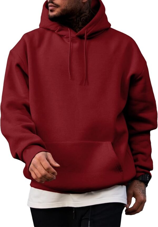 63516ca99dc4492e967e4e8f19dc8467 Mens Casual Cotton Hooded Collar Drawstring Hoodies Pullover Sweatshirts Casual Long Sleeve Shirts