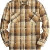 Mens Button Down Shirts Flannel Shirt Long Sleeve