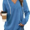 Womens Fashion Tops Hoodies for Women Pullover Oversized Sweatshirts Long SLeeve Shirts Loose Fit