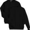 Men's Ecosmart Fleece Sweatshirt. Pullover Crewneck Sweatshirt. Big & Tall. 1 or 2 Pack