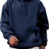 71bfafdd151e43ff9d1e62561b6eba01 Mens Casual Cotton Hooded Collar Drawstring Hoodies Pullover Sweatshirts Casual Long Sleeve Shirts