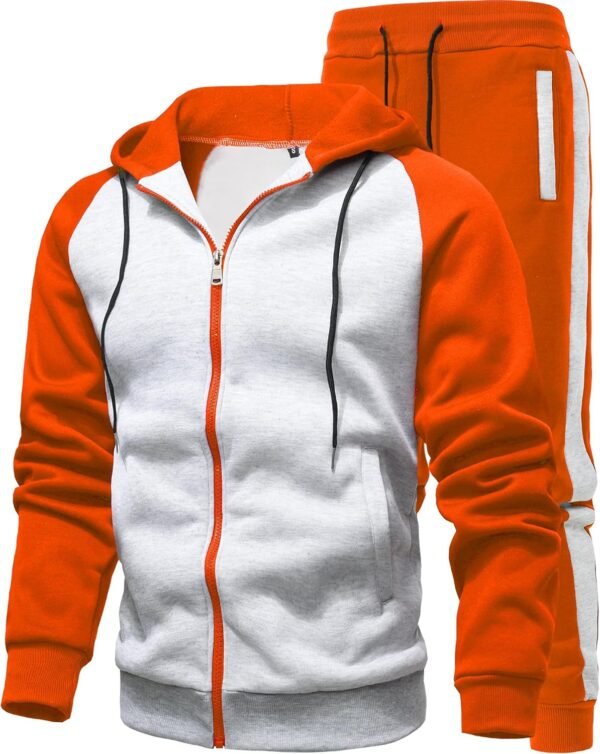 Men's 2 Pieces Tracksuits Running Sports Suits Drawstring Waistband Sweatsuit