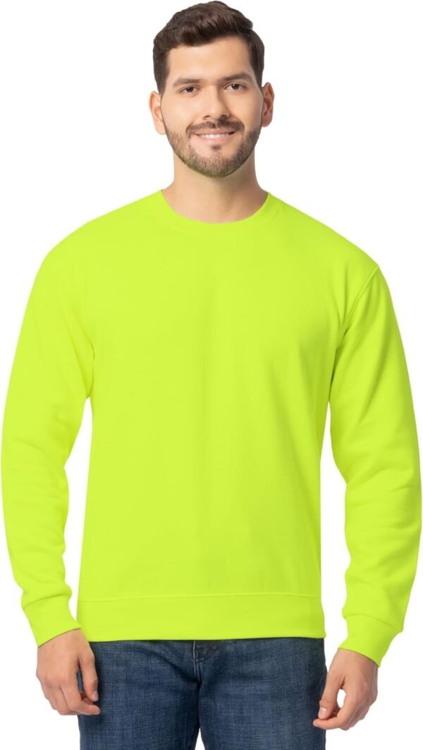 Men's Eversoft Fleece Crewneck Sweatshirts. Moisture Wicking & Breathable. Sizes S-4x
