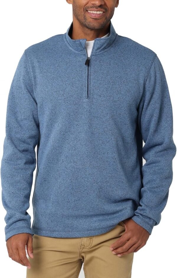 Men's Long Sleeve Fleece Quarter-Zip