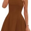 Summer Dresses for Women 2025 Elegant Classy A Line Business Casual Work Graduation Cocktail Short Dress