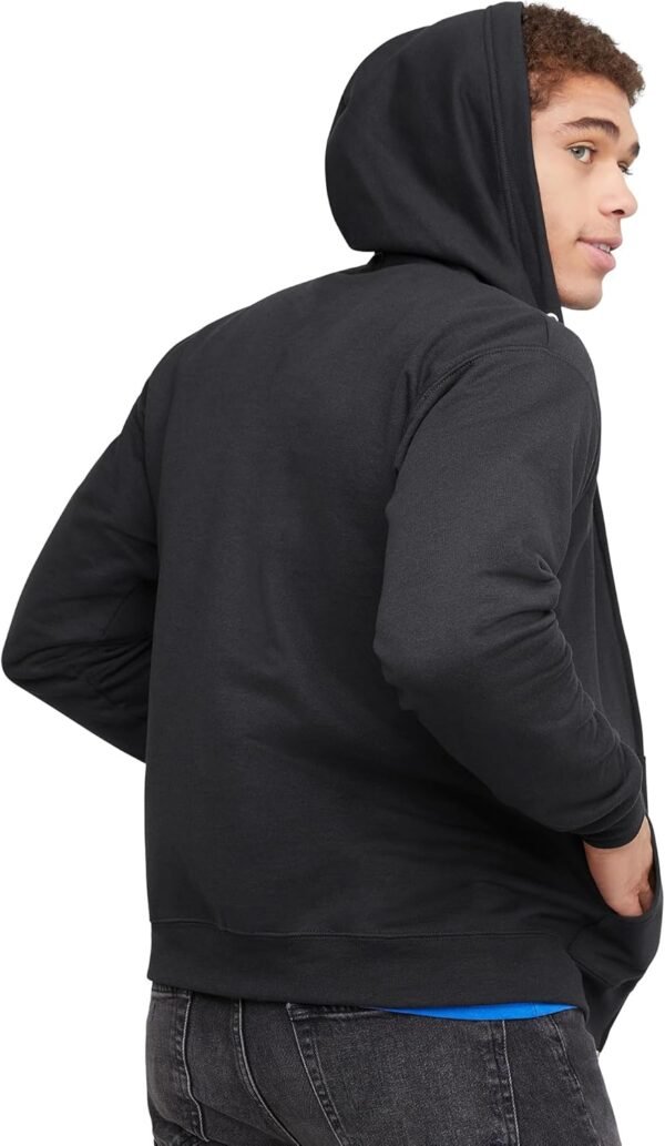 Mens Zip-up Hoodie. Ecosmart Fleece Full-zip Hoodie for Men. Hooded Sweatshirt