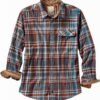 Legendary Whitetails Men's Flannel Shirt Long Sleeve Button Down 100% Cotton