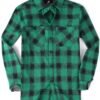 Mens Button Down Shirts Flannel Shirt Long Sleeve