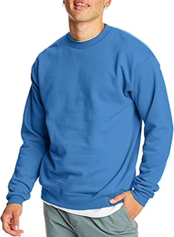 Men's Ecosmart Fleece Sweatshirt. Pullover Crewneck Sweatshirt. Big & Tall. 1 or 2 Pack
