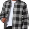 a361b0dbfc7f40c1b34d8b9d02d6e948 Men's Long Sleeve Sherpa Lined Shirt Jacket