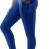 High Waisted Leggings with Pockets Women. Full Length Capri Buttery Soft Stretchy Yoga Pants