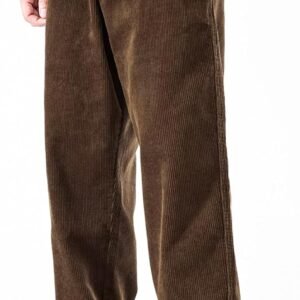 c499438a59964f61b0be1bb82d23dd81 Mens Corduroy Pants Baggy Wide Leg Casual Elastic Waist Drawstring Loose Fit Sweatpants