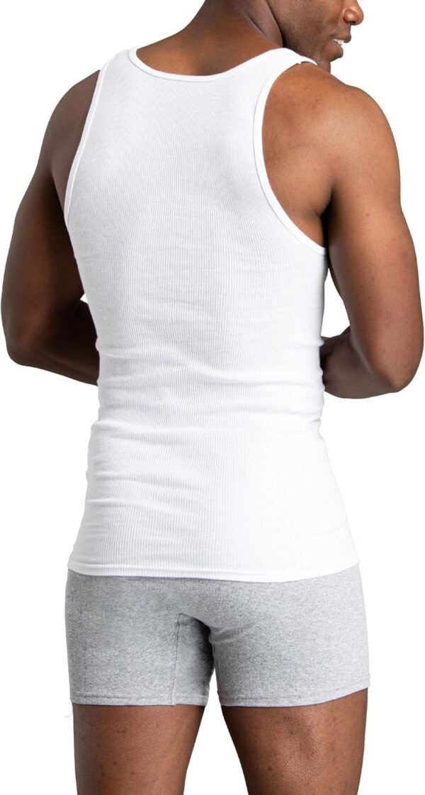 Men's Sleeveless Tag Free Moisture Wicking Tank A-Shirt