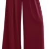 c6b34dee7a464be1a0e112a864640f48 Womens Fall Wide Leg Trousers 2025 High Elastic Waist Loose Pleated Long Flowy Palazzo Work Pants with Pockets