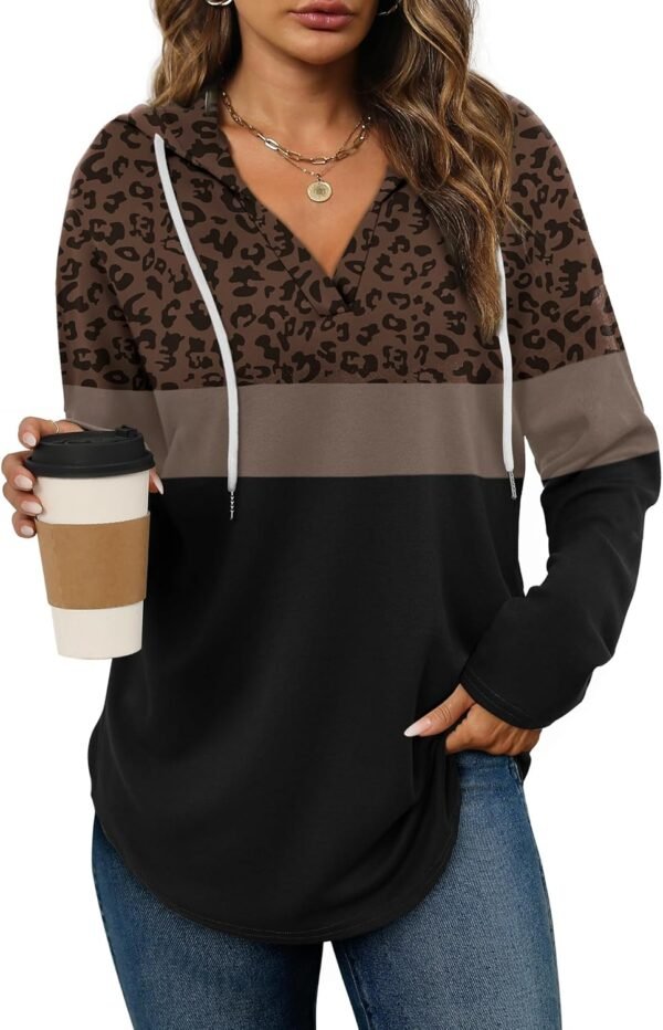 Womens Fashion Tops Hoodies for Women Pullover Oversized Sweatshirts Long SLeeve Shirts Loose Fit