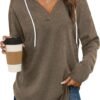 Womens Fashion Tops Hoodies for Women Pullover Oversized Sweatshirts Long SLeeve Shirts Loose Fit