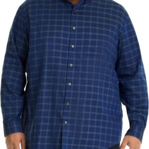 dd7c00a534674407a5ed2e79630aa36a Men's Big and Tall Long-Sleeve Traveler No-Iron Button-Front Shirt