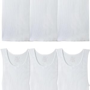 Men's Sleeveless Tag Free Moisture Wicking Tank A-Shirt