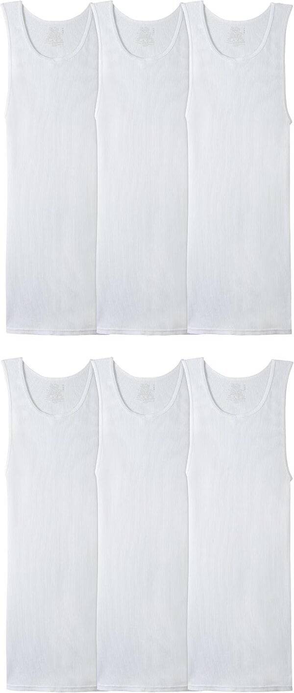 Men's Sleeveless Tag Free Moisture Wicking Tank A-Shirt