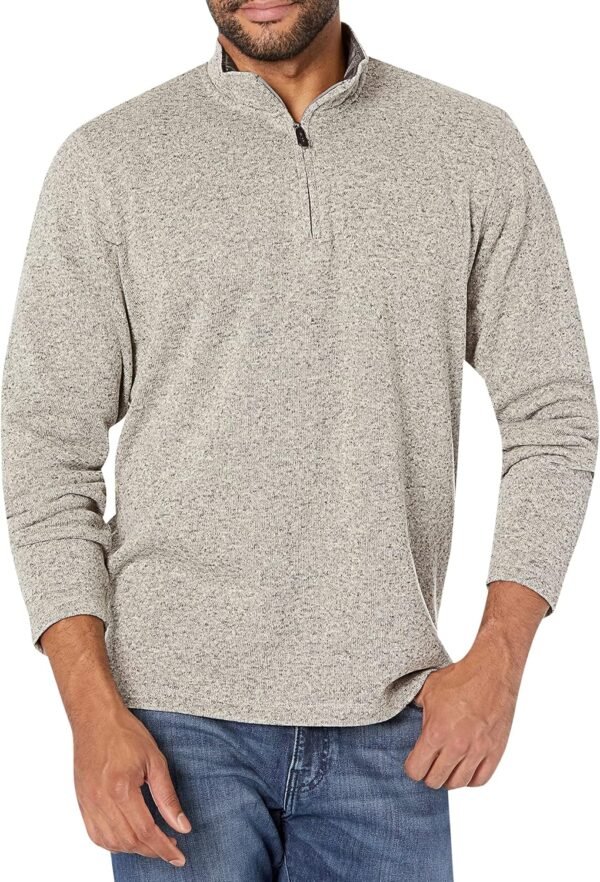 Men's Long Sleeve Fleece Quarter-Zip