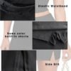 Women's Side Slit High Waisted Mini Skirt Stretchy Bodycon Skort 2025 Y2K Club Skirts with Underneath