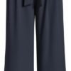 Wide Leg Dress Pants Women's Paperbag High Waisted Business Casual Trousers with Removable Belt
