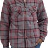 e6757c573fcf41dbb998fc450e9d5601 Men's Long Sleeve Sherpa Lined Shirt Jacket
