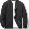 Men's Bomber Jacket Fashion Stylish Lightweight Windbreaker Spring Fall Casual Jackets for Men