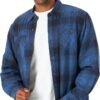 f8cc01a865e546ecbac4913a999d3fc0 Men's Long Sleeve Sherpa Lined Shirt Jacket