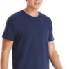 Men's Pocket T-Shirt Pack. 6-Pack. Cool & Breathable Cotton Tees. Stay-Tucked Undershirts for Men